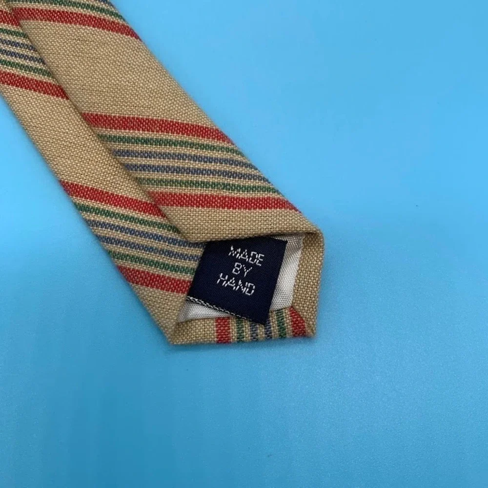 Vintage Polo by Ralph Lauren Striped Pony Logo Preppy Men's Classic Neck Tie